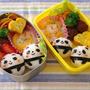簡単パンダのおにぎり弁当