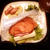 今日のごはん（クロワッサンサンド）