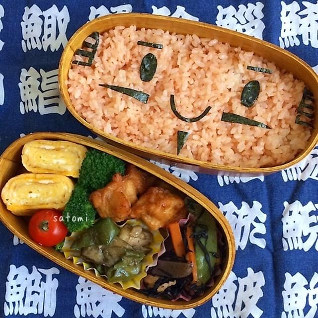 ☆枠弁☆　出世大名家康くん　キャラ弁( ´艸｀)