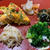 豆腐とせせりのオムレツ　/　きざみ紅しょうが風ペースト