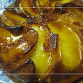 日曜日のおやつ…ホットケーキMIXで作るりんごのカラメルケーキ(^^♪