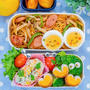 焼きそば麺で！簡単時短♪もちもちナポリタン弁当☆