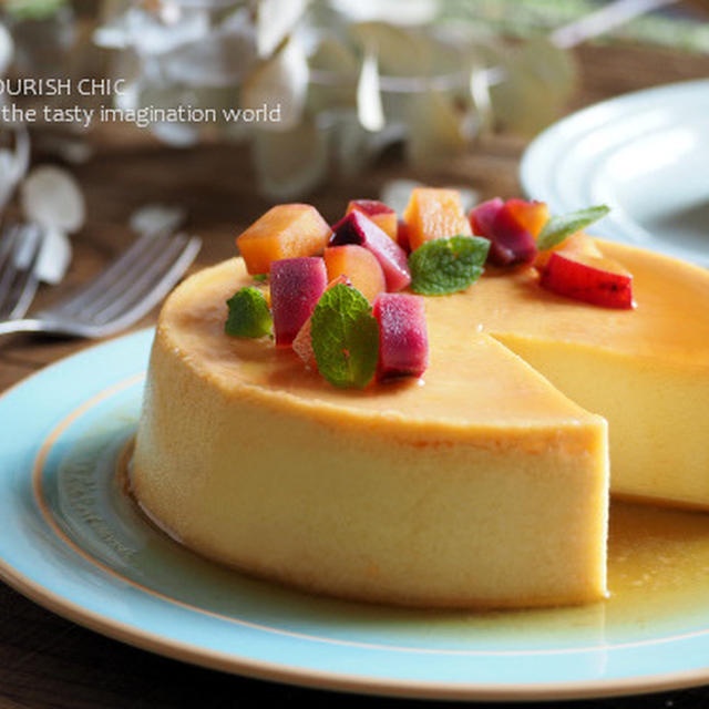さつまいもとクリームチーズのなめらかプリンケーキ By Naomiさん レシピブログ 料理ブログのレシピ満載