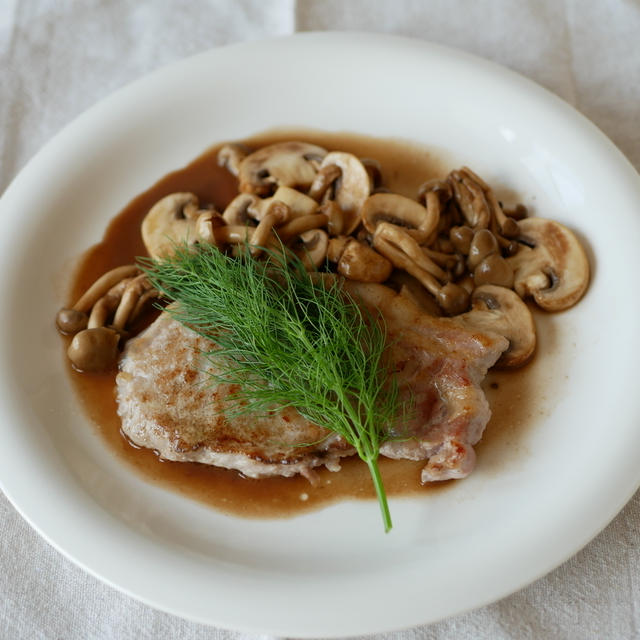 豚肉のグリルバルサミコソース♪　たまにはおしゃれ料理