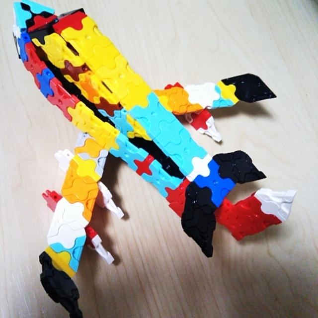 子ども作品☆LaQ（ラキュー）でジェット飛行機