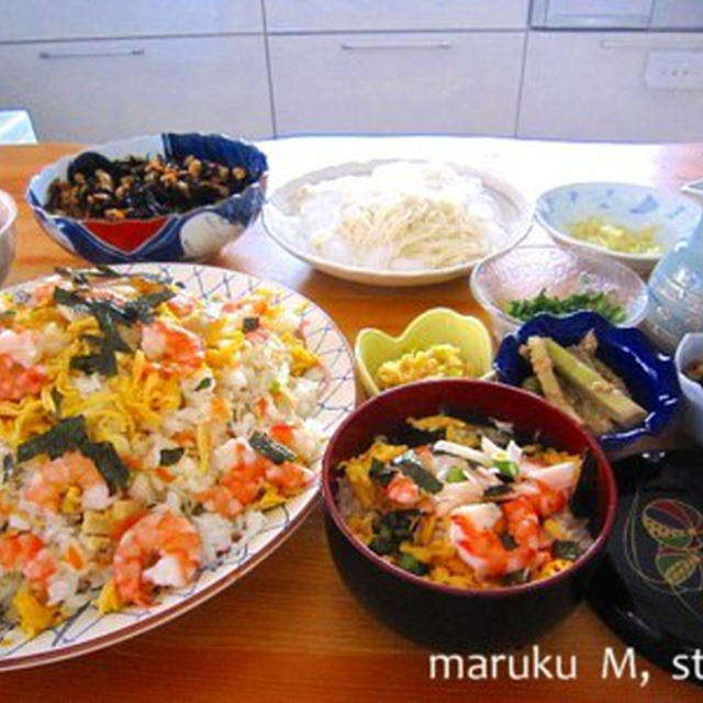 京都の実家のおうちご飯（夏休み最後）