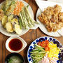冷やし中華と天ぷらを食べました～【ベリーフェンス】