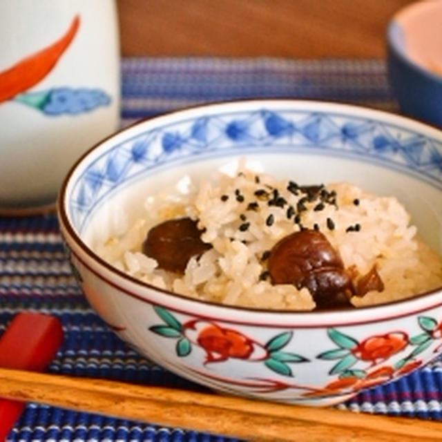 栗ごはん 昆布茶と甘栗でびっくり簡単！