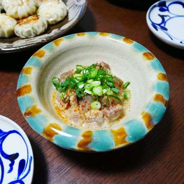 九条ネギまんじゅう、牛すじどて煮、柑橘つぶぽん酢！