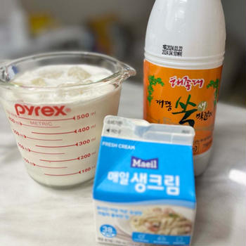 釜山ご当地マッコリで作るクリームマッコリ
