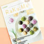 炊飯器で作る簡単♪   カラフルおはぎ　〜 生活情報誌 RaKu:Me 9月号表紙 ～