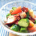 蛸と夏野菜のハニーペッパーバルサミコサラダ【モニター】 by Naocoさん