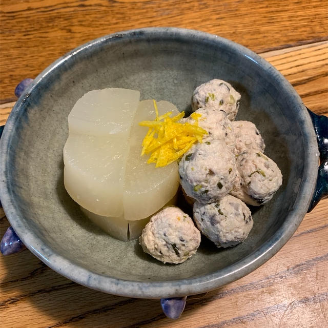 大根と鶏団子の煮物