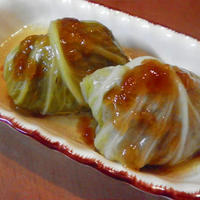 のっけてジュレで、色々お試し〜♪ロールキャベツや海老のふんわり揚げ