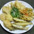 小アユとハモと野菜の天ぷら盛り合わせ