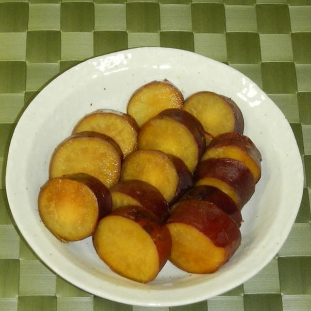 炊飯器でサツマイモの甘露煮