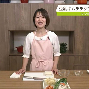 【NHKひるまえほっと】「かんたんごはん」豆乳キムチチゲスープ