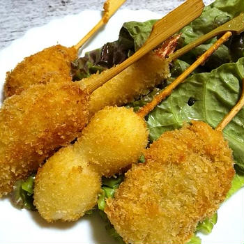 株主優待&晩ごはん★串揚げ★