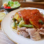 夏野菜の冷製mi-soソースパスタ、昨日の晩ごはん#私のごはん