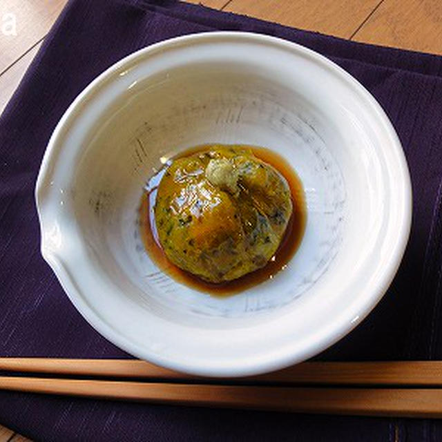 かぼちゃ団子のあんかけ♪