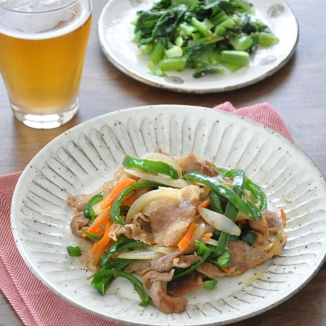 【節約レシピ】味付けは焼き肉のタレで！簡単野菜炒め献立/食費節約/おうち居酒屋家飲みレシピ