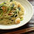 海老と小松菜の和風パスタ