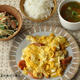 節約食材大集合！キャベツとウインナーの卵炒め定食【1週間節約献立】