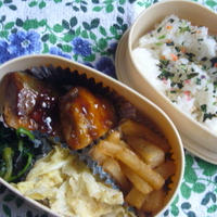 ブリの梅ソテー弁当