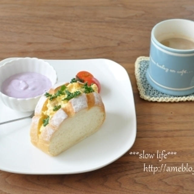 いたるんるんさんの*ダブルミルクハースで朝ごはん