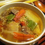 具たくさん！韓国風スープ。