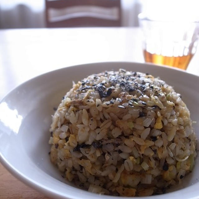 やっぱり好き。梅しそしょうがチャーハン｜和歌山で家庭内魚食推進のネタ打ち合わせ中