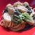 ほたてとかぶとほうれん草のクリームパスタ。