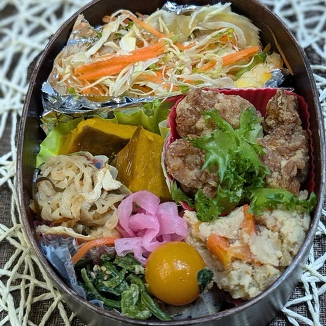 そしてまた金柑を入れて私はご機嫌～夫のお弁当201