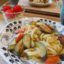 ナスとソーセージのパスタ、昨日の昼ごはん#本日のおうちごはん