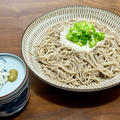 今日のお昼は、布海苔がつなぎのへぎそばです！