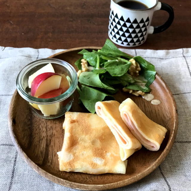 普段のご飯、汁物の話と【朝ごはん】食べやすい！ハムチーズブリトーで朝ごはん