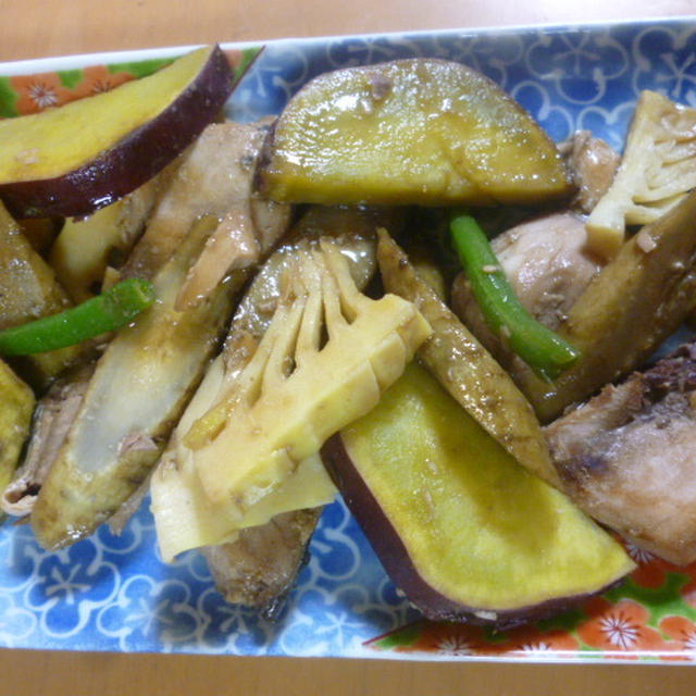 「春野菜★とぶりの中華炒め」