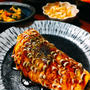 キャベツ切っただけの晩ごはん。食後のデザートは噂の萌え断