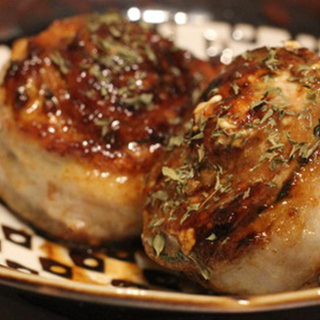 【recipe】豚バラロールステーキ／マンセー誕祭