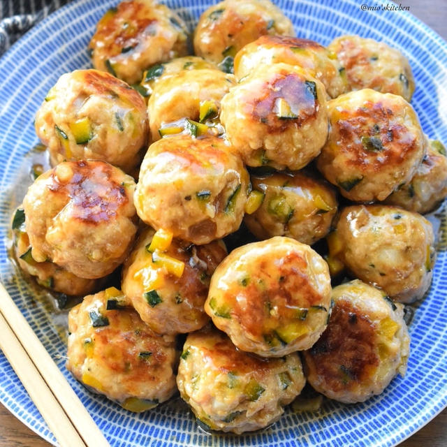 【ハロウィン弁当】♡カボチャの皮入り肉団子♡レシピあり♡