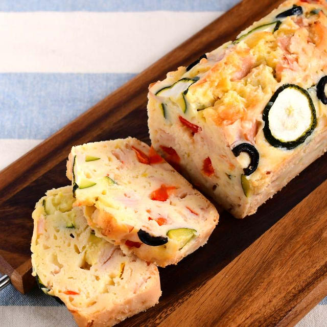 ケークサレのススメ～たんぱく質にカルシウムに食物繊維がとれる♪