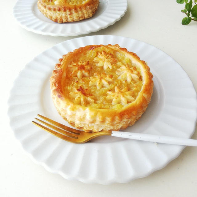 甘太くんで作る　焼きいもパイ