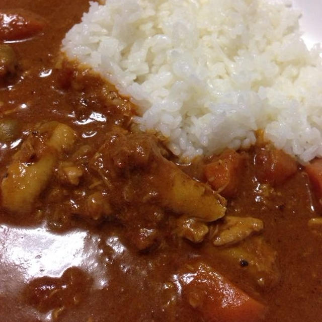 カレー粉からチキンカレー