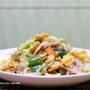 ふんわり卵の「野菜炒め」＆「おたふく　とんぺい焼きの素で豚ぺい焼き」