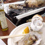 牡蠣ＢＢＱとお花見
