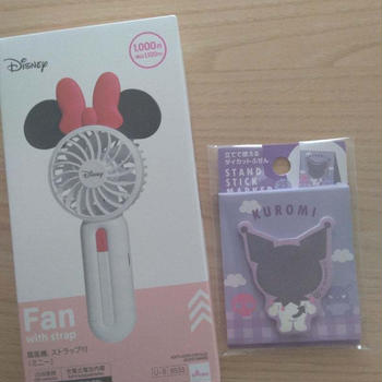 購入品＊DAISOディズニーハンディファン