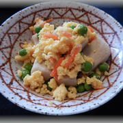 高野豆腐の卵とじ