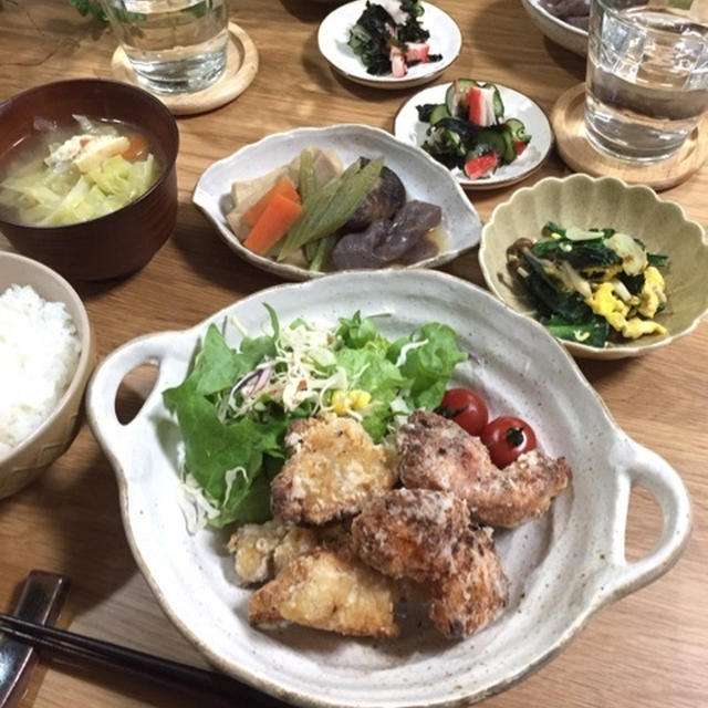 自慢のから揚げ♪胸肉でも柔らかサクサクッ♪…食べる量や内容のコントロール