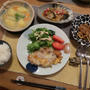 豚テキ＆ラタトゥイユの晩ご飯と　リメイク朝食と　美味しそうなフルーツゼリー♪