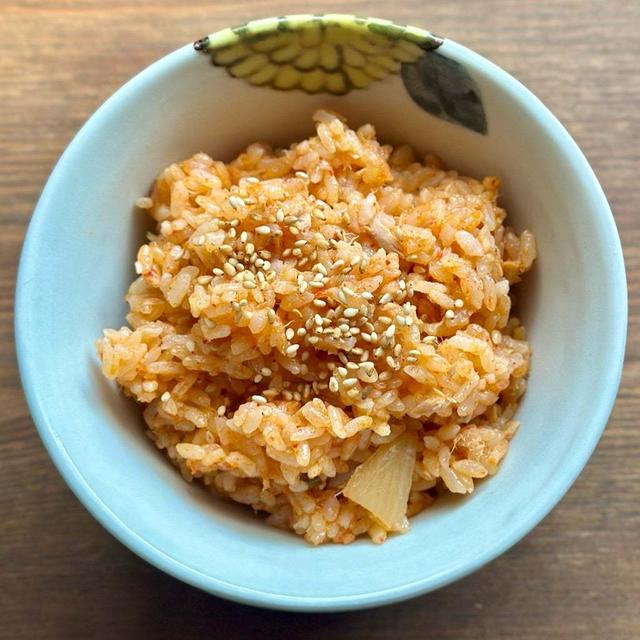 キムチの残骸炊き込みご飯  と  夏の味。